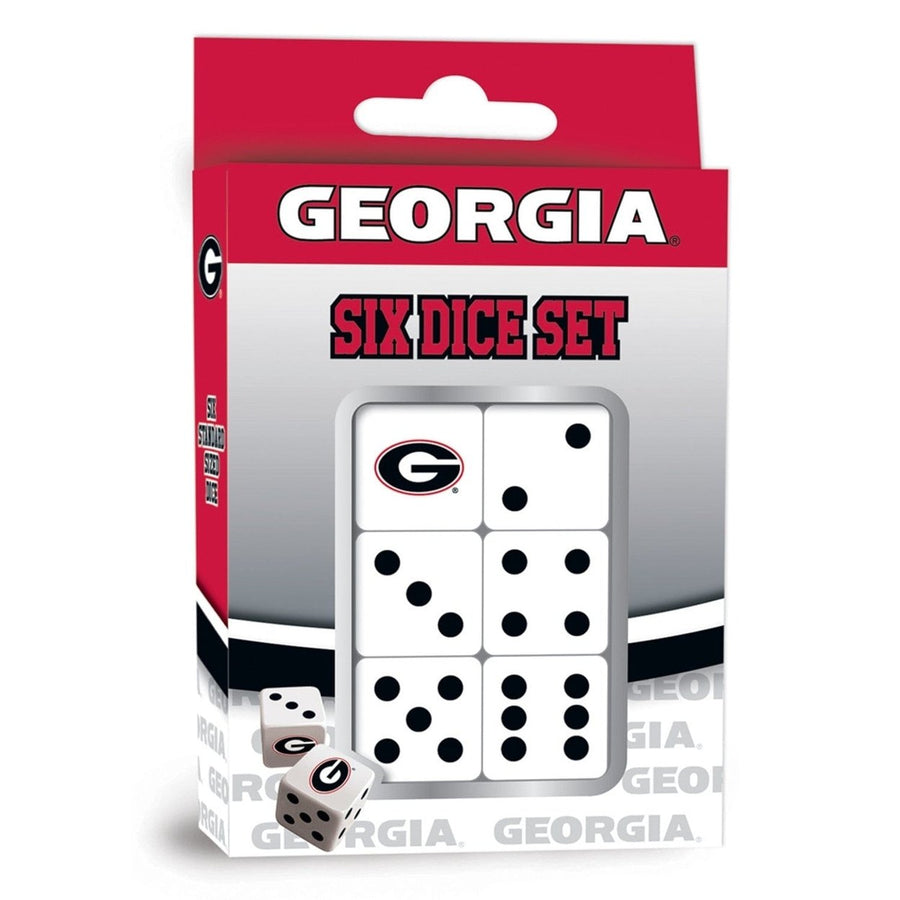 Georgia Bulldogs Dice Set Image 1