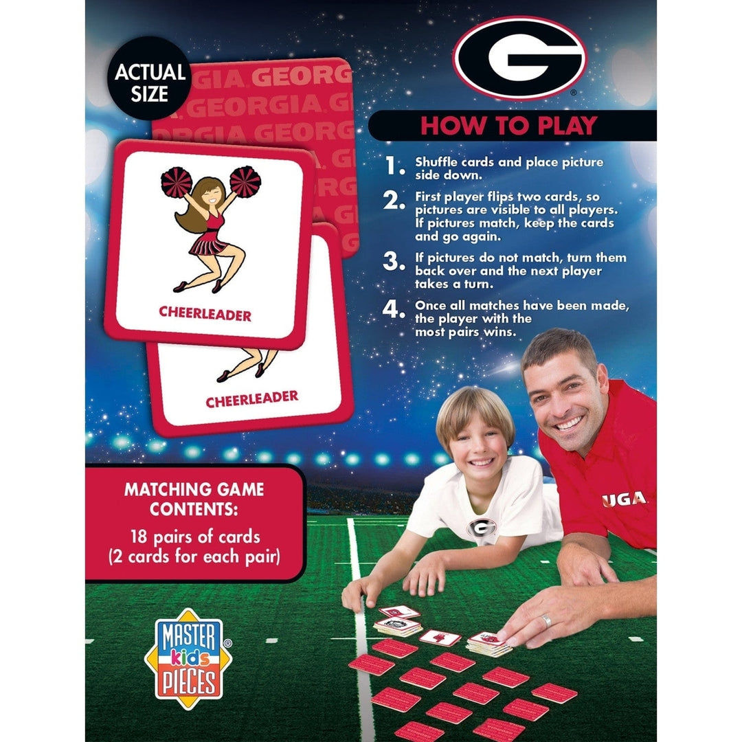 Georgia Bulldogs Matching Game Image 3