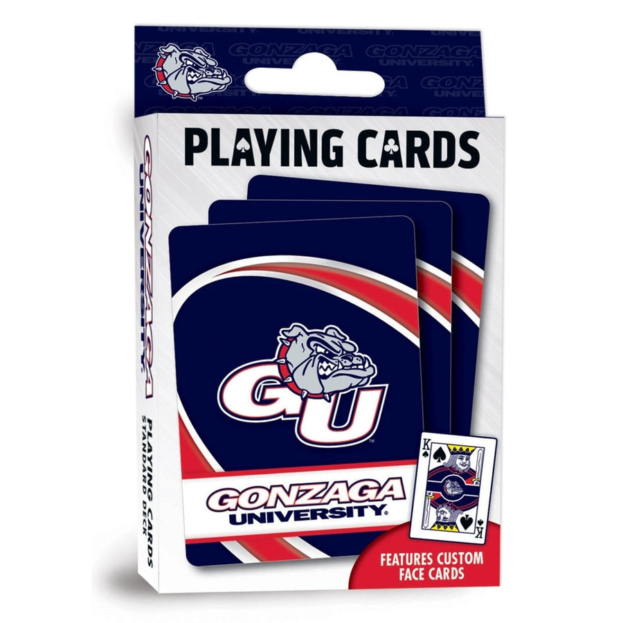 Gonzaga Bulldogs Playing Cards 54 Card Deck Officially Licensed NCAA Merchandise Image 1