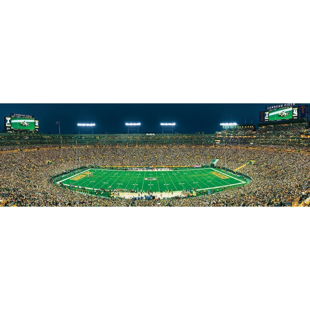 Green Bay Packers 1000 Piece Jigsaw Puzzle Panoramic Lambeau Field 13x39 Image 2