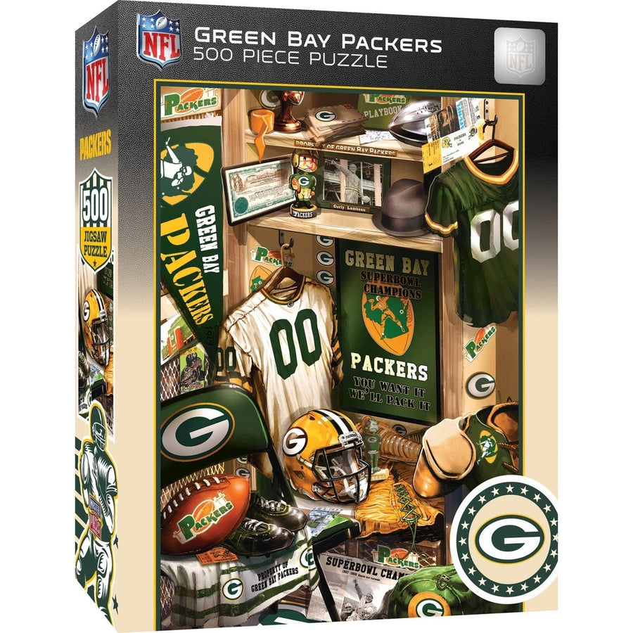 Green Bay Packers 500 Piece Jigsaw Puzzle by MasterPieces Sports Puzzle Image 1