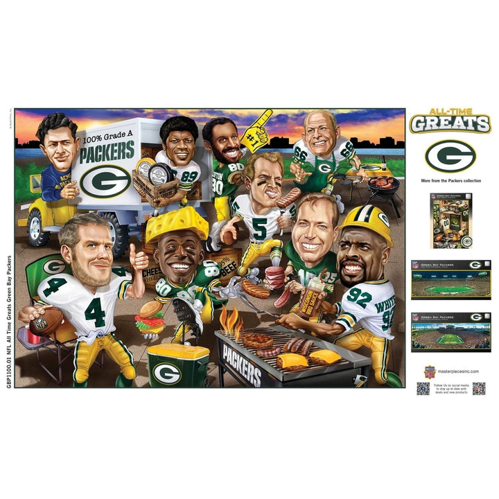 Green Bay Packers 500 Piece Jigsaw Puzzle MasterPieces Eco-Friendly NFL Image 4