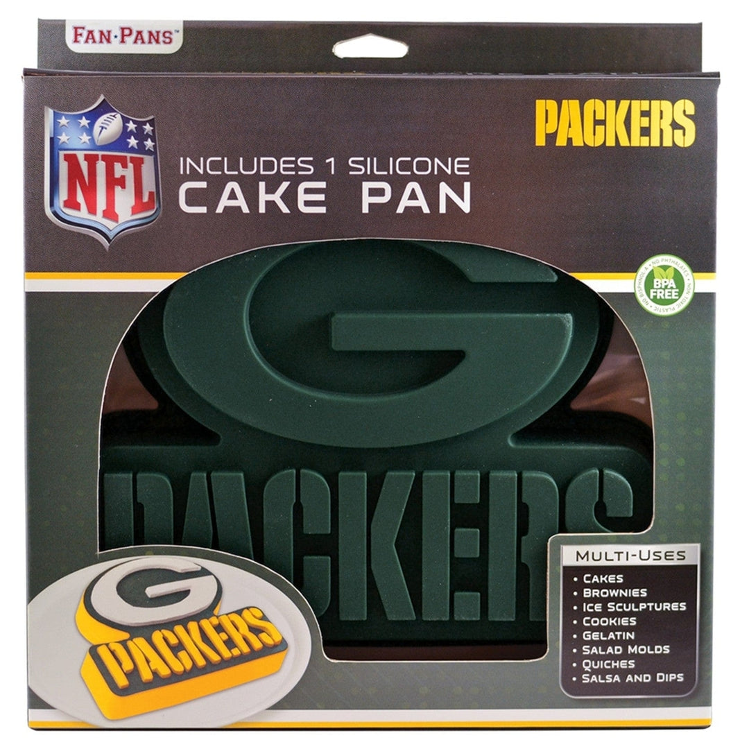 Green Bay Packers Silicone Cake Pan Non-Stick NFL Baking Tray Kitchen Accessory Image 2