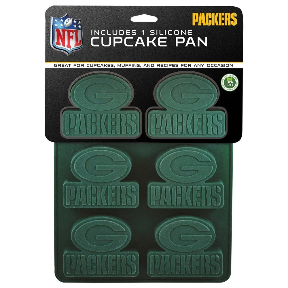 Green Bay Packers Silicone Muffin Pan Heat Resistant Dishwasher Safe NFL Team Image 2