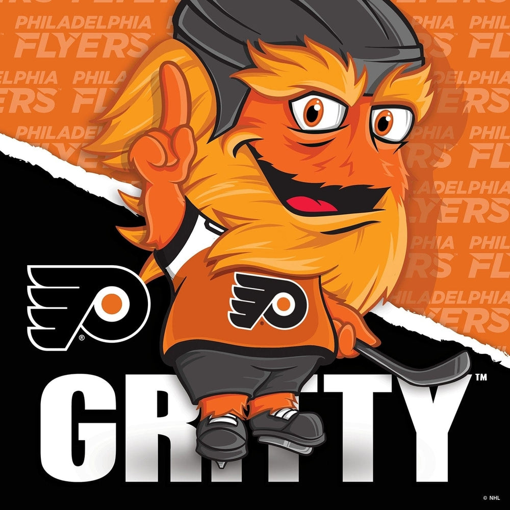 Gritty Philadelphia Flyers Mascot 100 Piece Jigsaw Puzzle 10x10 inches NHL Fun Image 2