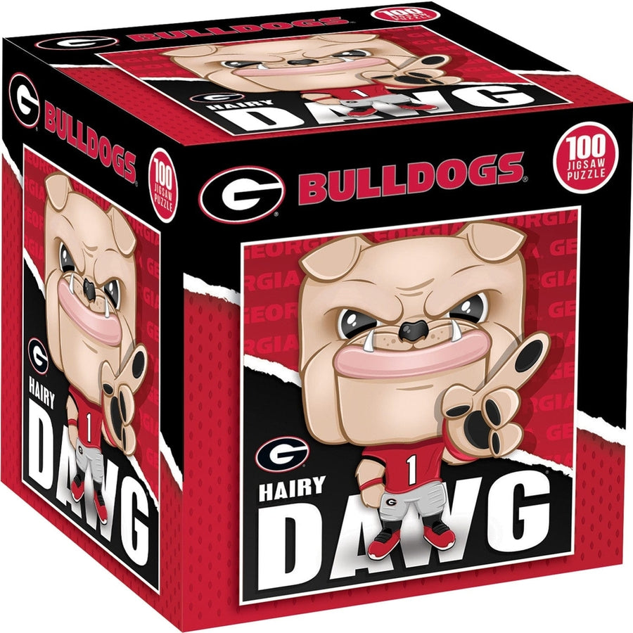 Hairy Dawg - Georgia Bulldogs Mascot 100 Piece Jigsaw Puzzle Image 1