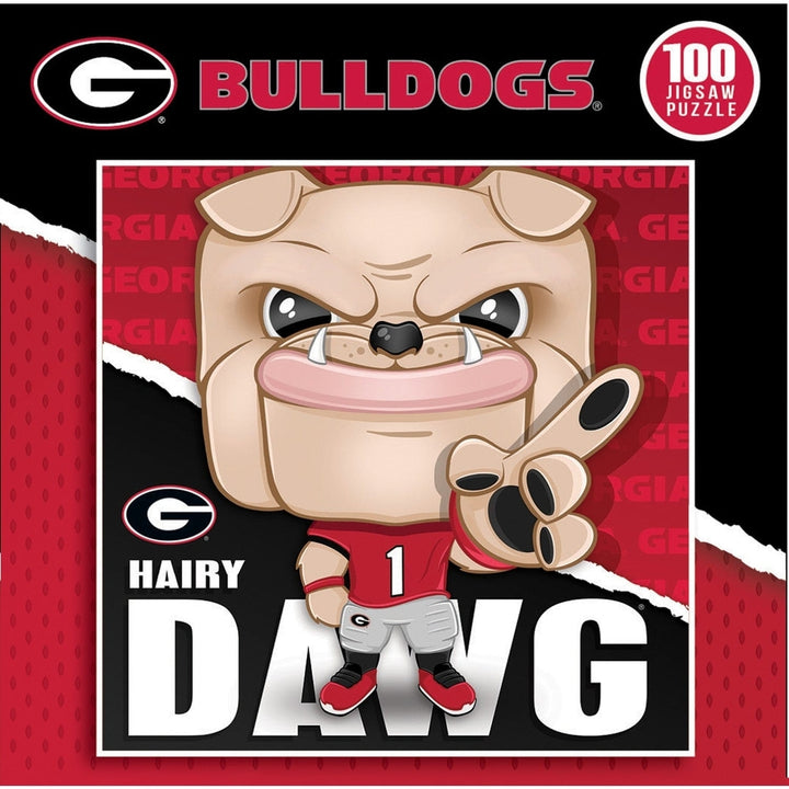 Hairy Dawg - Georgia Bulldogs Mascot 100 Piece Jigsaw Puzzle Image 3