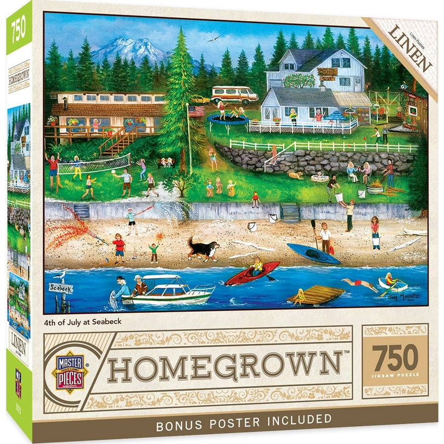 Homegrown 4th of July at Seabeck Puzzle 750 Piece 18x24 Inch Linen Finish Image 1