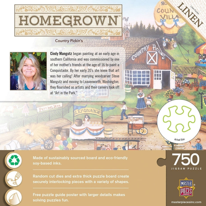 Homegrown - Country Pickins 750 Piece Jigsaw Puzzle Image 3