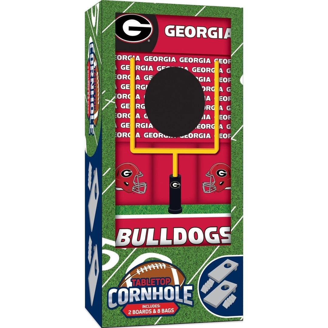 Georgia Bulldogs - NCAA Tabletop Cornhole Image 1