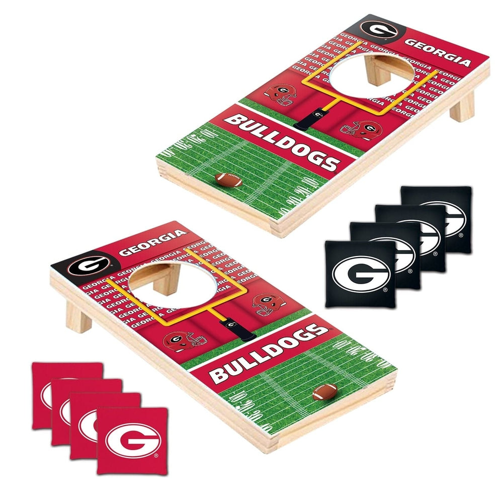 Georgia Bulldogs - NCAA Tabletop Cornhole Image 2