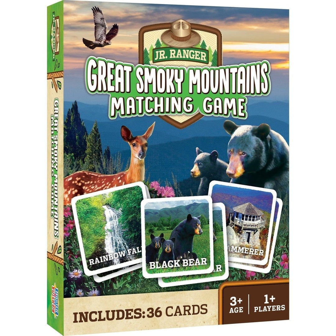 Jr Ranger Great Smoky Mountains Matching Game Family Fun Wildlife Memory Game Image 1