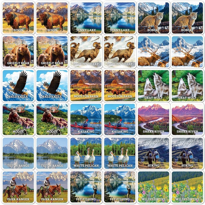 Jr. Ranger - Grand Teton Matching Game Image 2