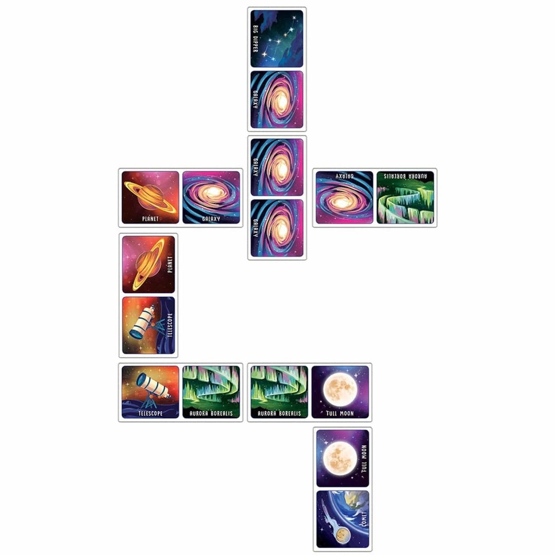 MasterPieces Jr. Ranger Night Sky Dominoes National Parks Edition 28 Pieces Game Image 2