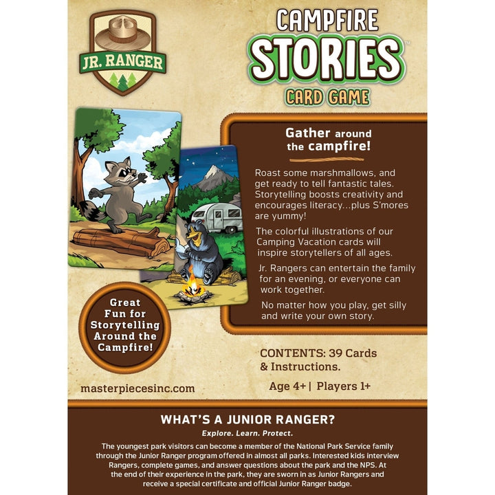 Jr. Ranger Campfire Stories Card Game Illustrated Cards for Family Fun Image 3