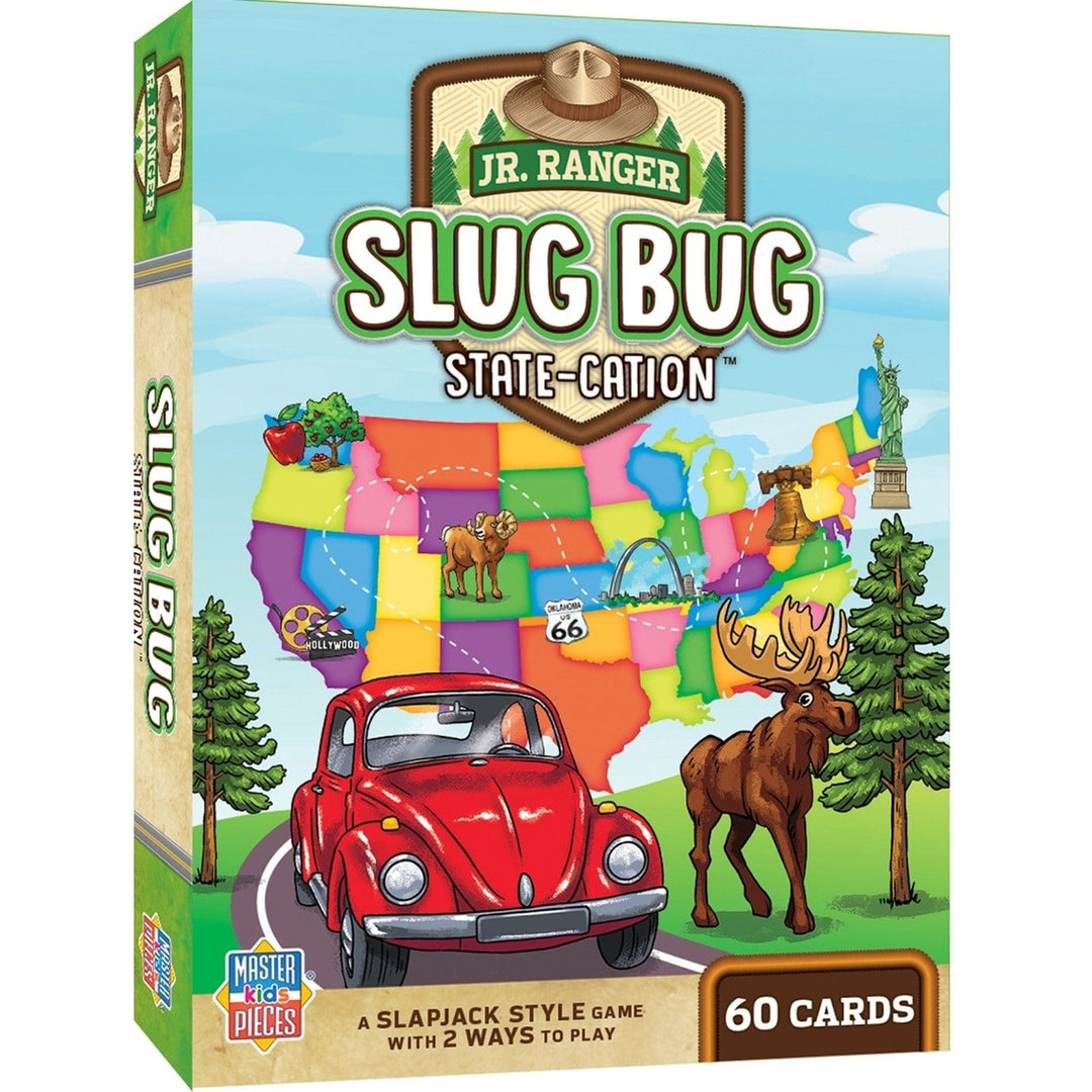 MasterPieces Slug Bug State-cation Card Game USA Geography Kids Family Fun Image 1