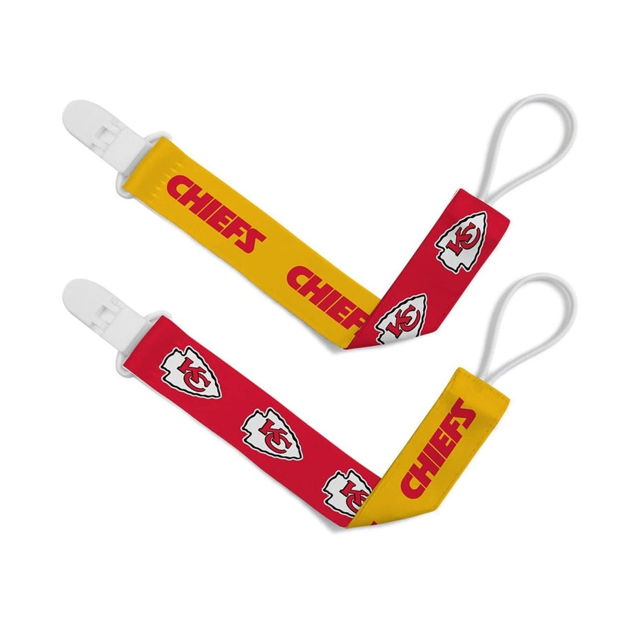 Kansas City Chiefs - Pacifier Clip 2-Pack Image 1