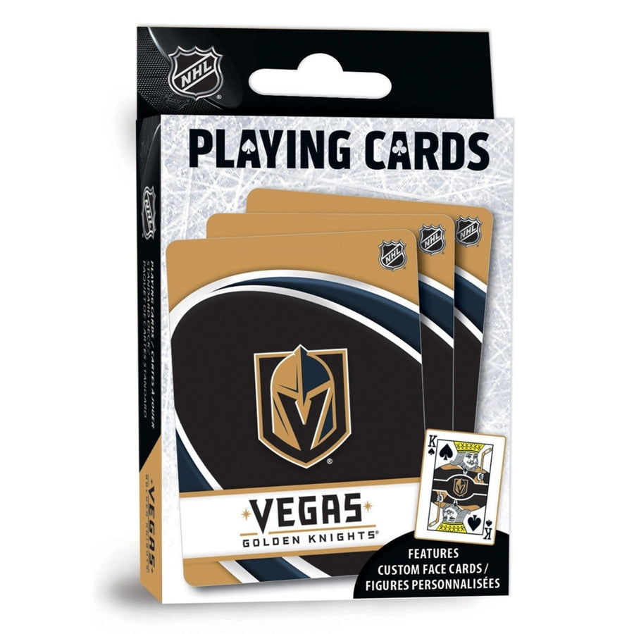 Las Vegas Golden Knights Playing Cards 54 Card Deck Officially Licensed NHL Image 1