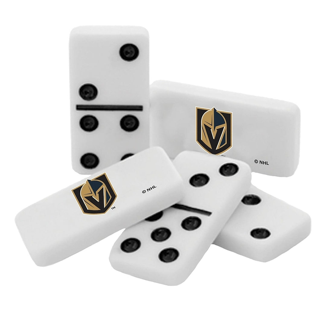 Las Vegas Golden Knights Dominoes Set Officially Licensed Sports Game 28 Pieces Image 2