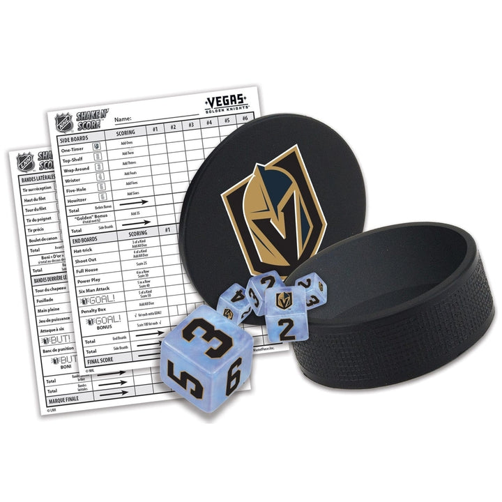 Las Vegas Golden Knights Shake n Score Dice Game Official NHL Travel Game Image 2