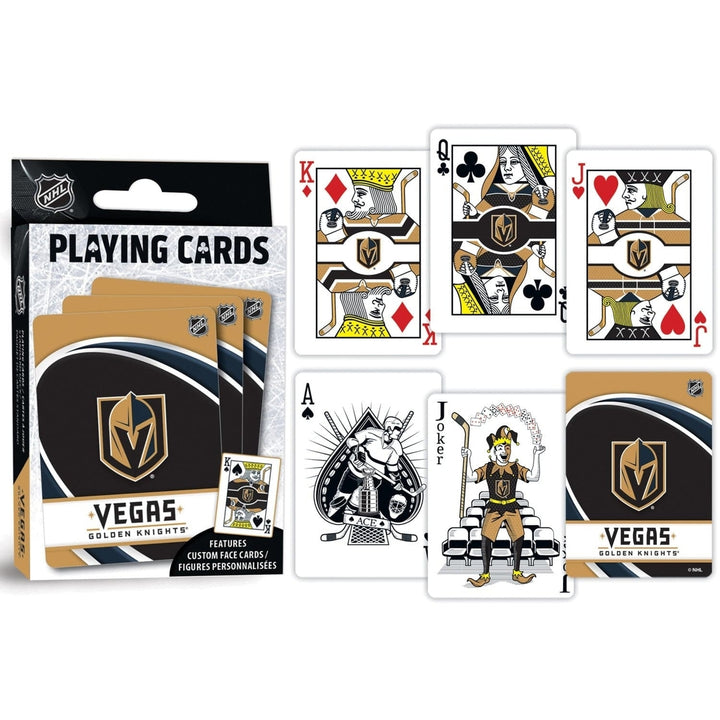 Las Vegas Golden Knights Playing Cards 54 Card Deck Officially Licensed NHL Image 3