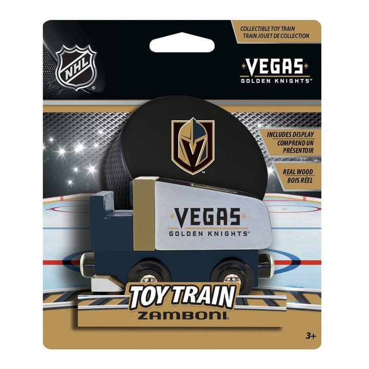 Las Vegas Golden Knights Toy Zamboni Train Engine Image 2