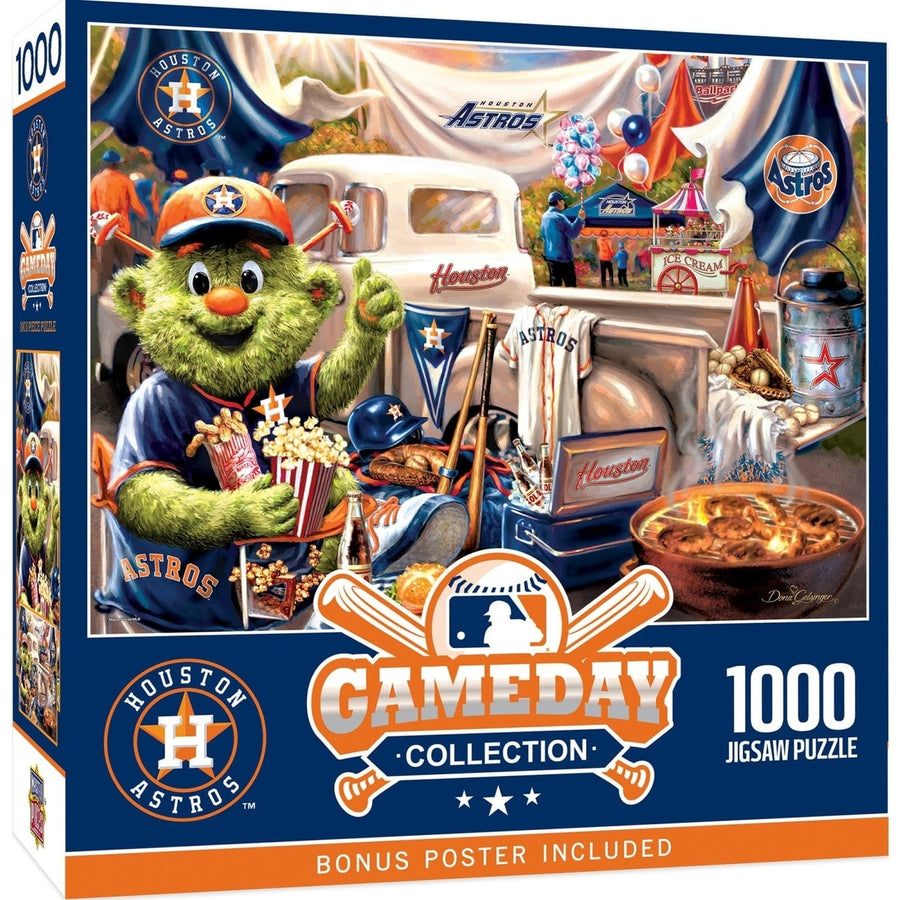 Houston Astros 1000 Piece Jigsaw Puzzle Eco-Friendly Recycled Material Image 1