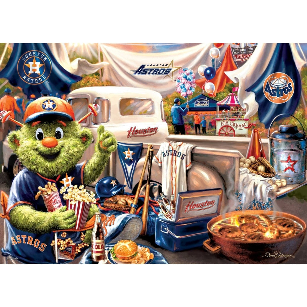 Houston Astros 1000 Piece Jigsaw Puzzle Eco-Friendly Recycled Material Image 2