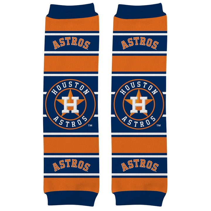 Houston Astros Baby Leg Warmers Cotton Spandex 9-35 lbs Unisex Officially Licensed Image 1