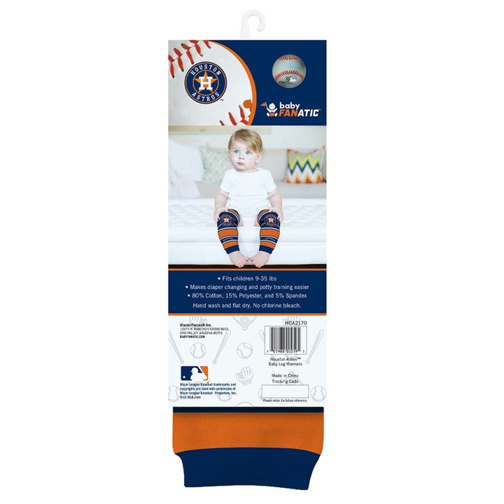 Houston Astros Baby Leg Warmers Cotton Spandex 9-35 lbs Unisex Officially Licensed Image 3