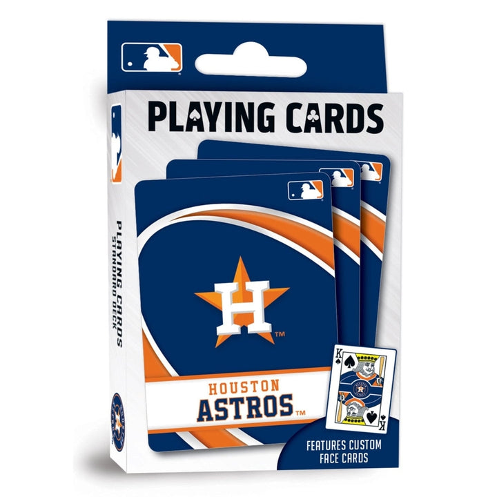 Houston Astros Playing Cards 54 Card Deck Officially Licensed MLB Team Cards Image 1