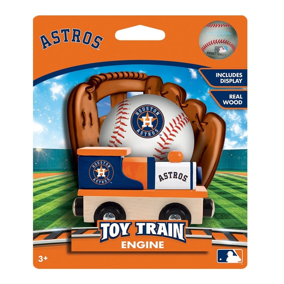 Houston Astros Toy Train Engine Image 2