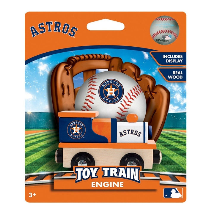 Houston Astros Toy Train Engine Image 2