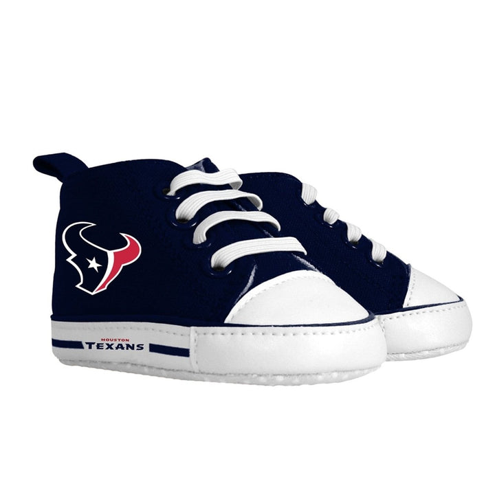 Houston Texans Baby Gift Set 2 Piece Bib Pre-Walkers Unisex Cotton Slip-On Shoes Image 2