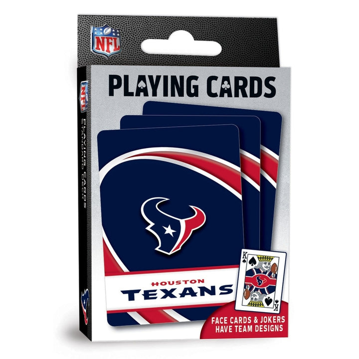 Houston Texans Playing Cards 54 Card Deck Officially Licensed NFL Team Cards Image 1