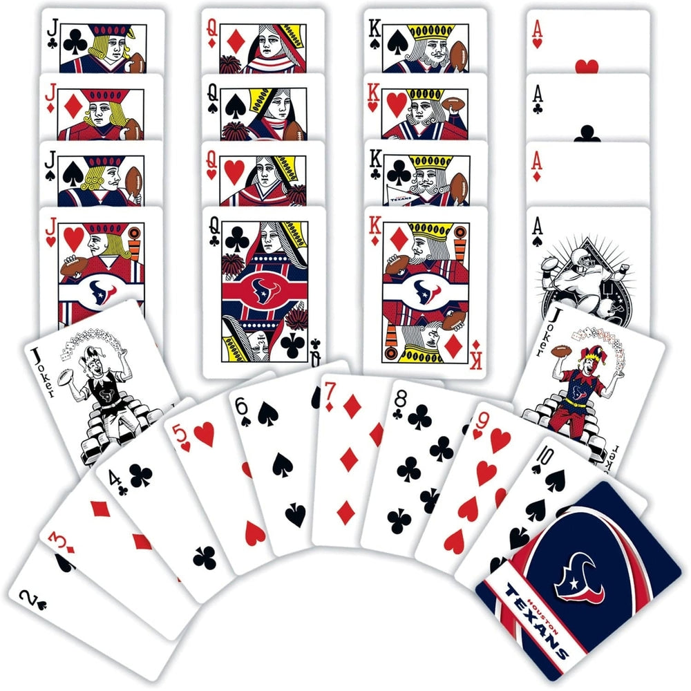 Houston Texans Playing Cards 54 Card Deck Officially Licensed NFL Team Cards Image 2