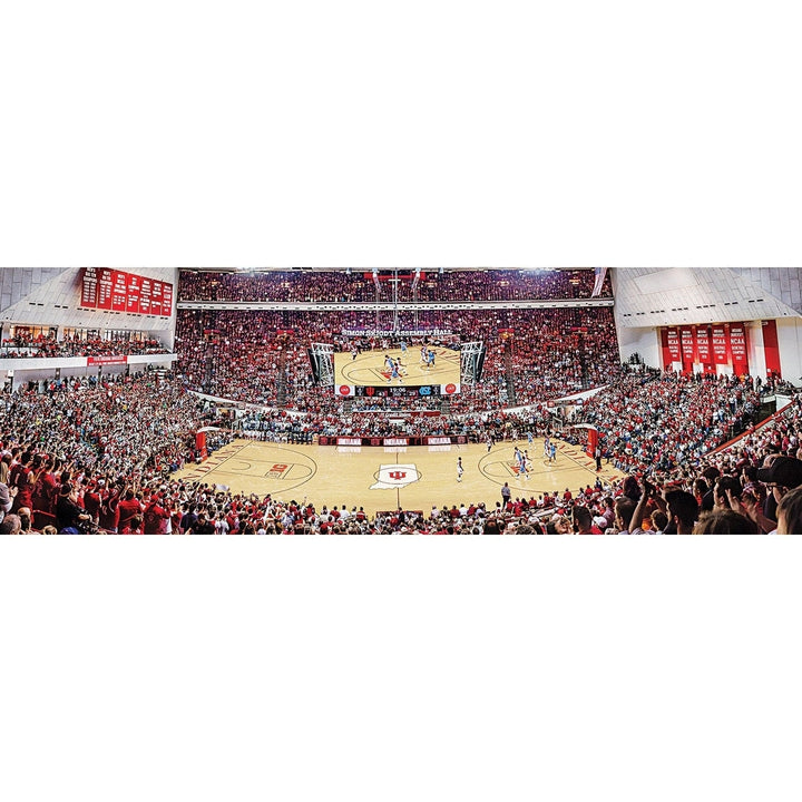 Indiana Hoosiers 1000 Piece Panoramic Jigsaw Puzzle NCAA Assembly Hall Image 2