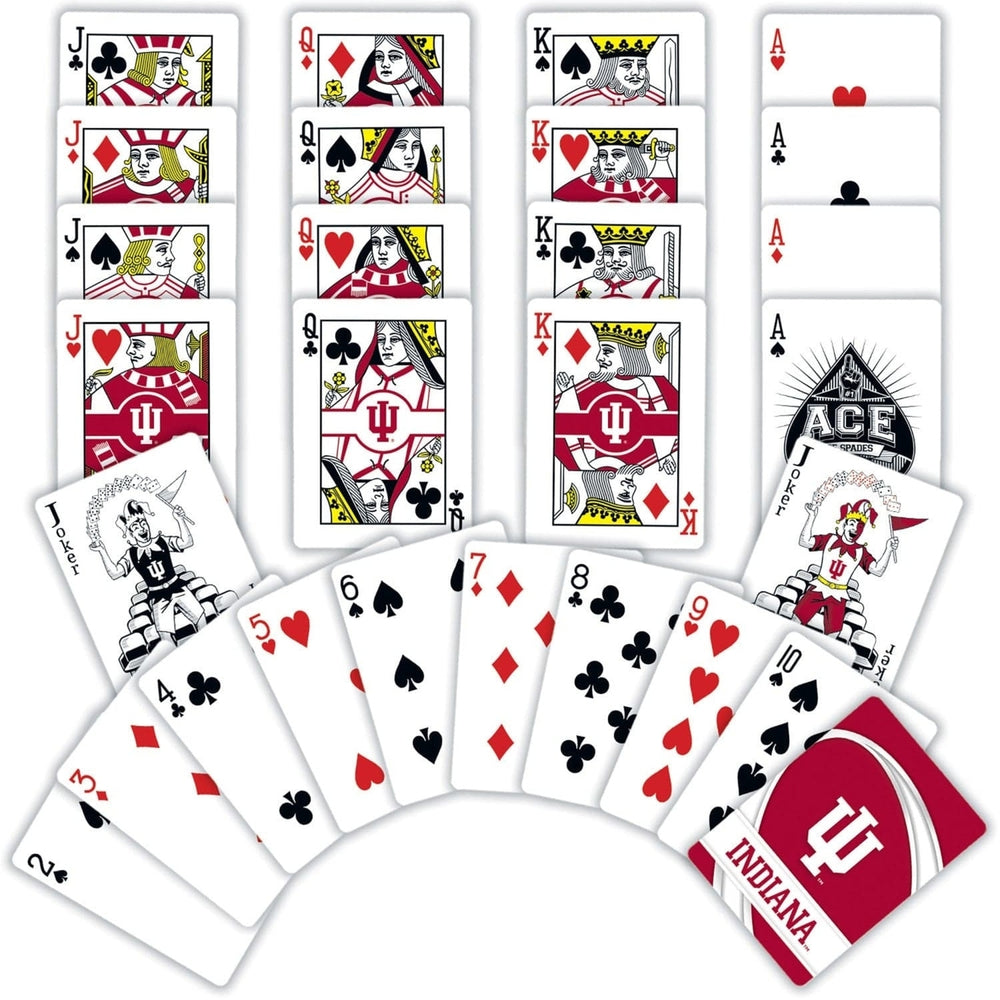 Indiana Hoosiers Playing Cards 54 Card Deck NCAA Officially Licensed Team Cards Image 2