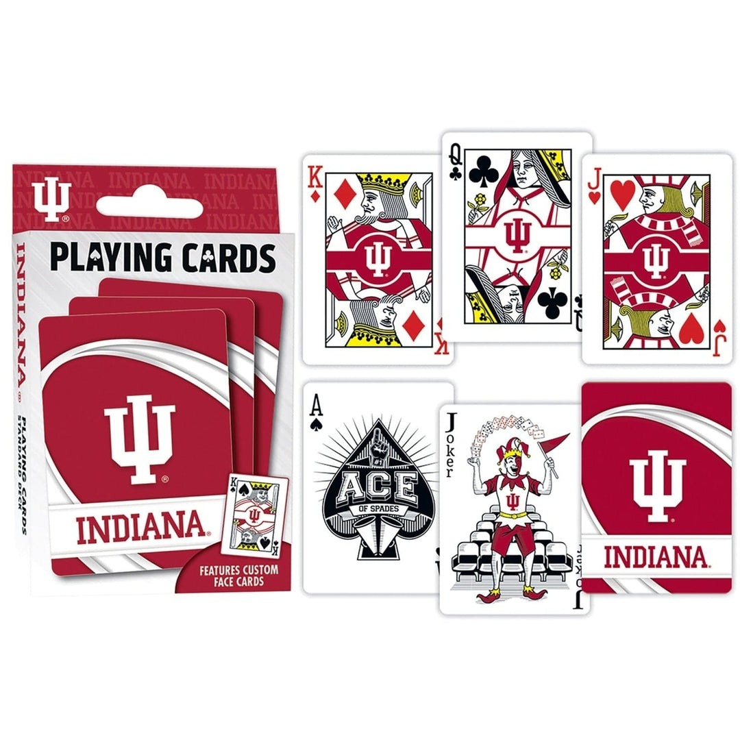 Indiana Hoosiers Playing Cards 54 Card Deck NCAA Officially Licensed Team Cards Image 3