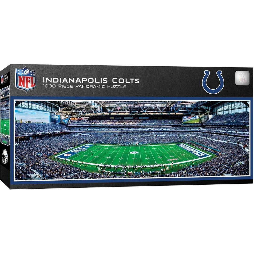 Indianapolis Colts 1000 Piece Jigsaw Puzzle Stadium Panoramic 13x39 Eco-Friendly Image 1