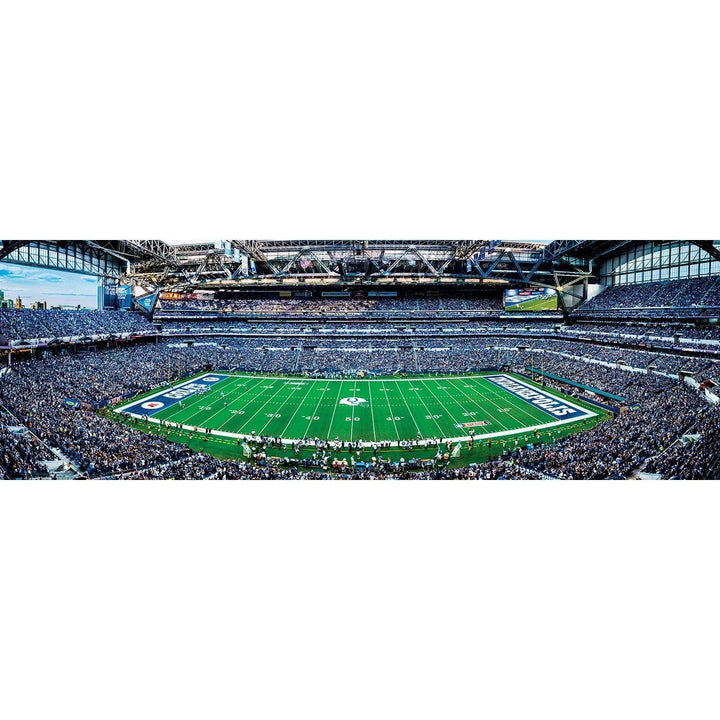 Indianapolis Colts 1000 Piece Jigsaw Puzzle Stadium Panoramic 13x39 Eco-Friendly Image 2