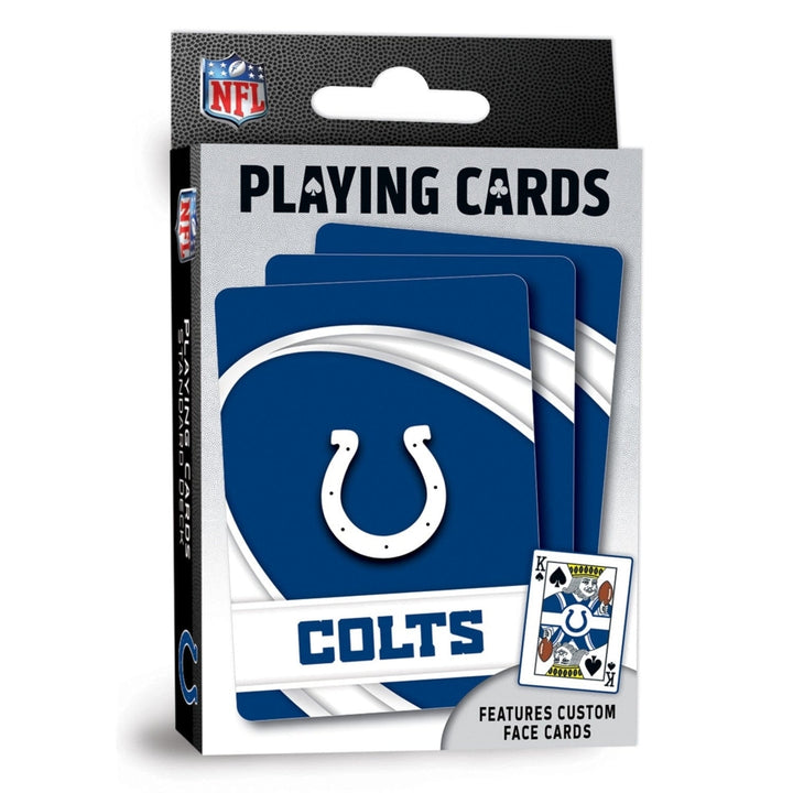 Indianapolis Colts Playing Cards 54 Card Deck Official NFL Team Cards Image 1