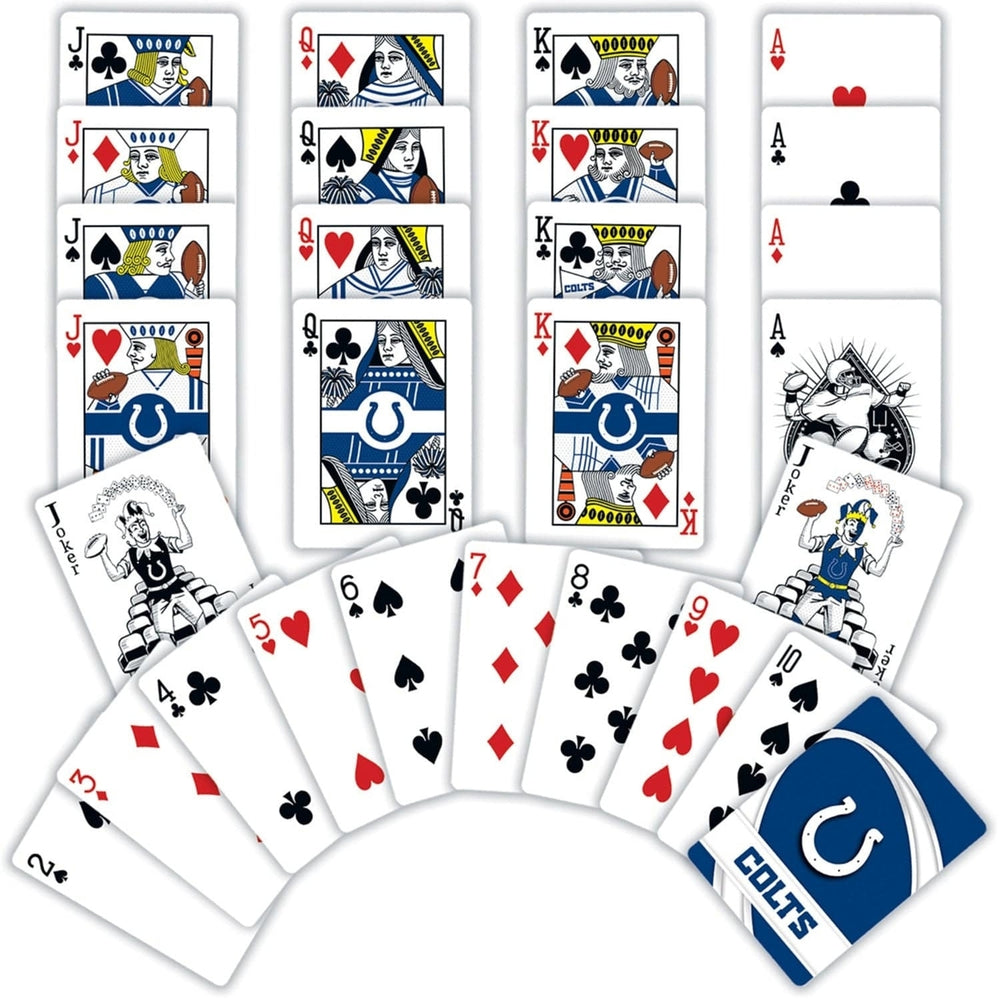 Indianapolis Colts Playing Cards 54 Card Deck Official NFL Team Cards Image 2