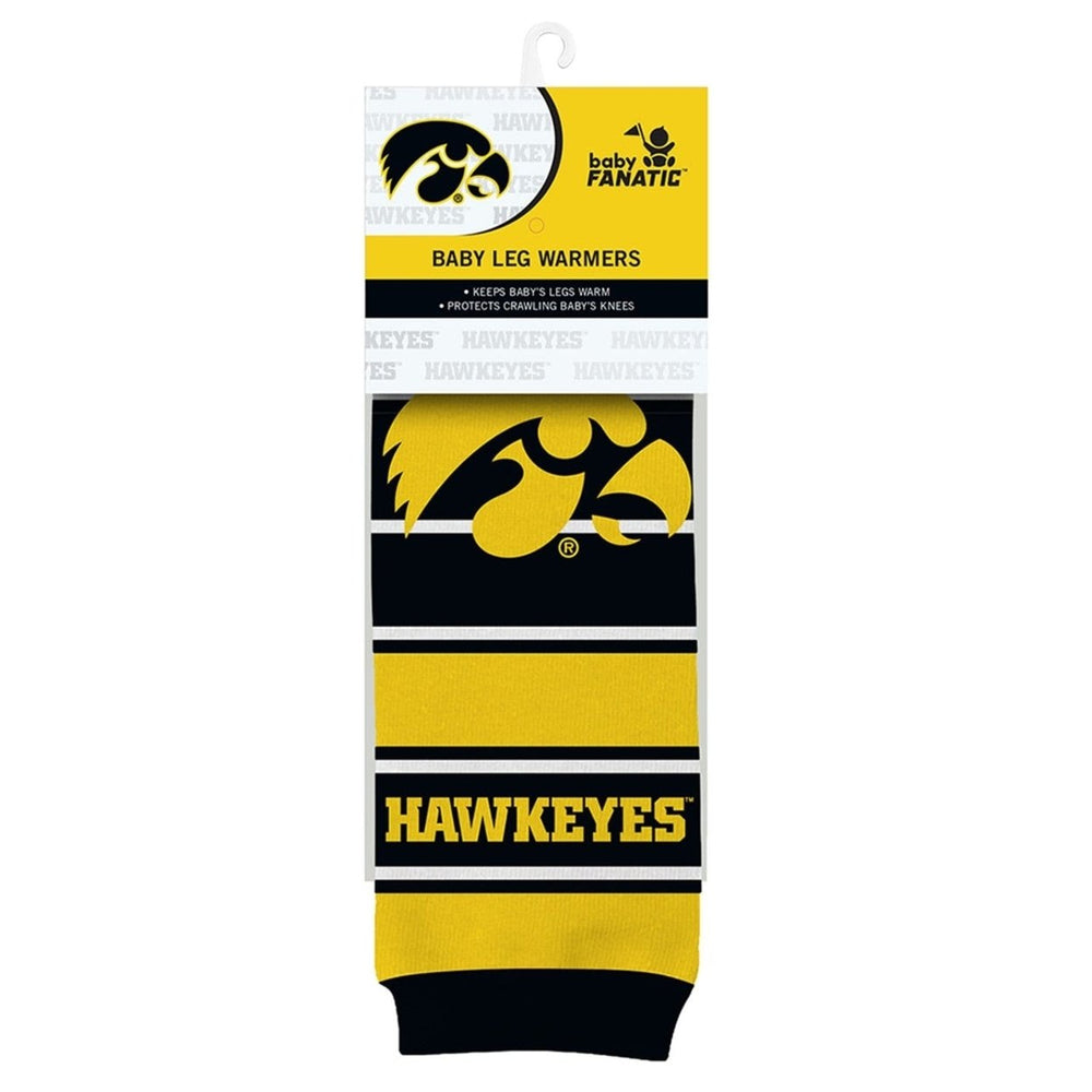 Iowa Hawkeyes Baby Leg Warmers Cotton Blend Unisex Infant Toddler 9-35 lbs Image 2