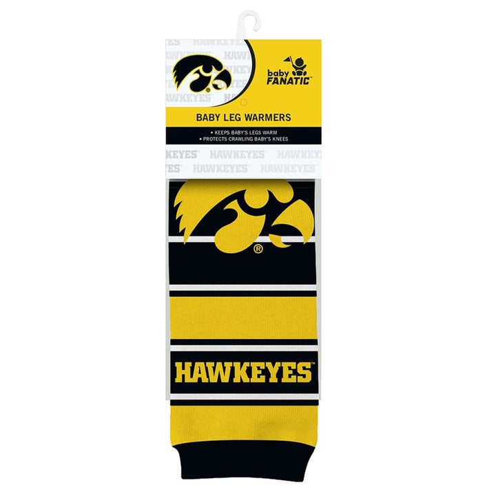 Iowa Hawkeyes Baby Leg Warmers Cotton Blend Unisex Infant Toddler 9-35 lbs Image 2