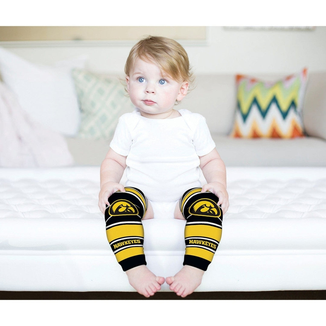 Iowa Hawkeyes Baby Leg Warmers Cotton Blend Unisex Infant Toddler 9-35 lbs Image 4