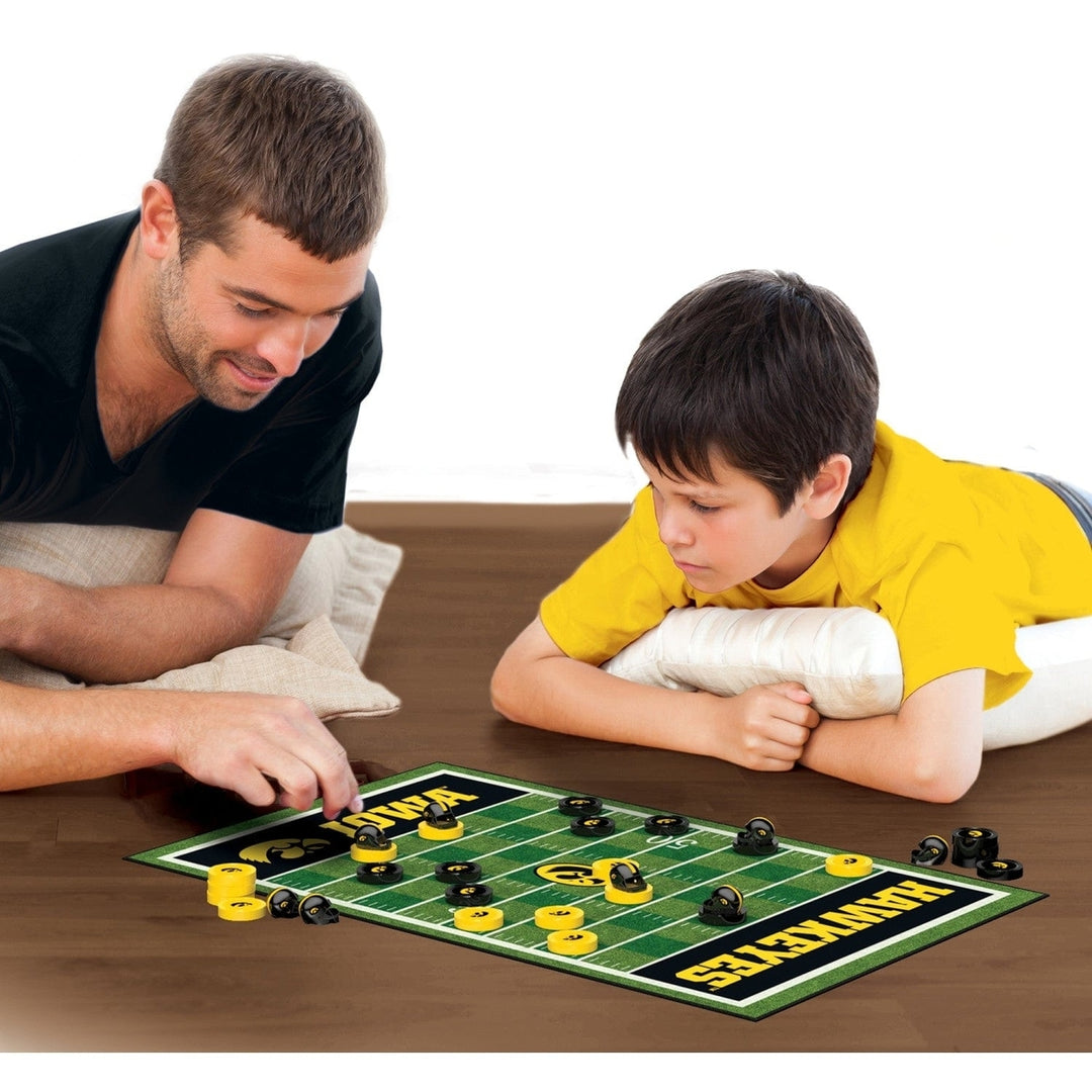 Iowa Hawkeyes Checkers Board Game NCAA MasterPieces 13x21.375 inches Classic Image 4