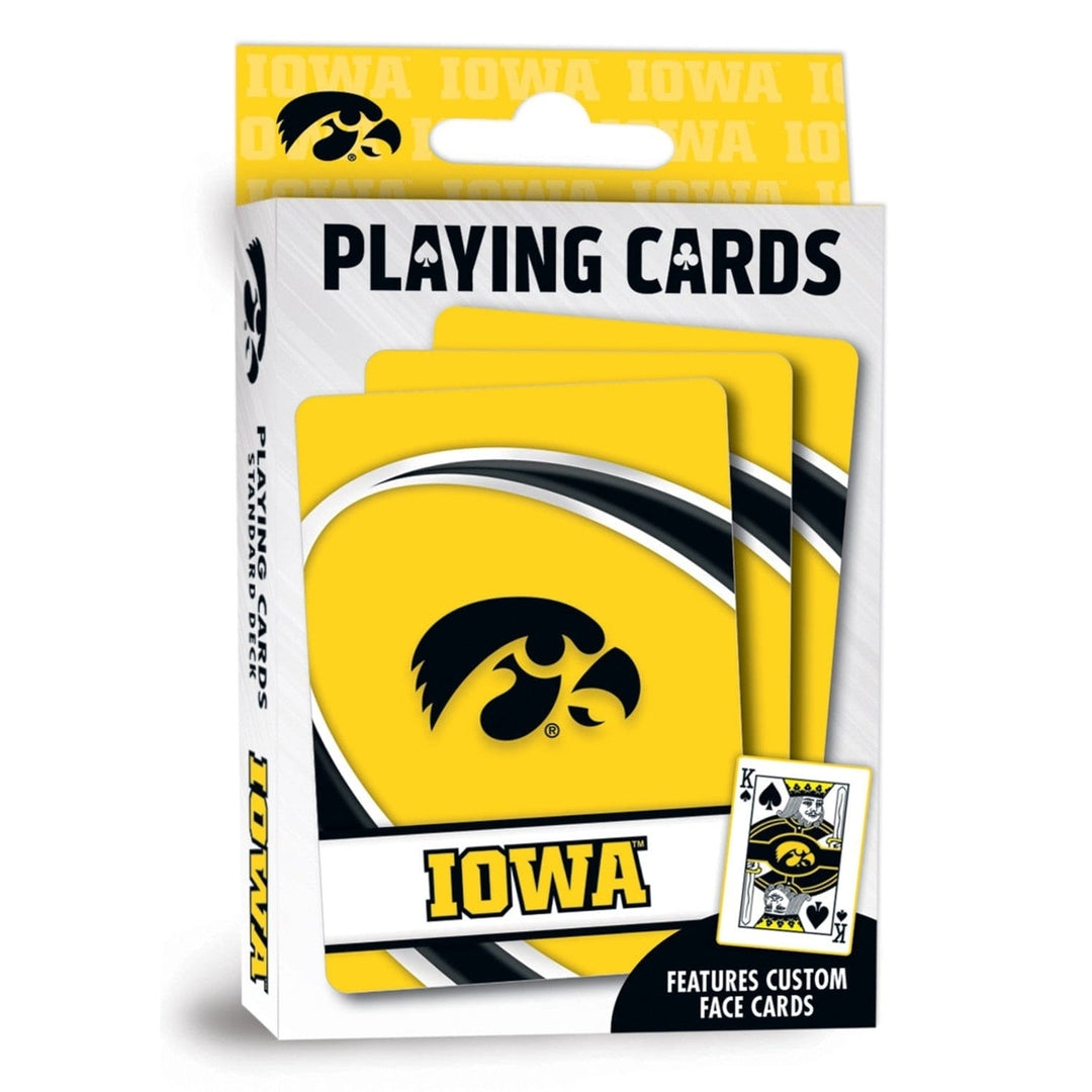 Iowa Hawkeyes Playing Cards NCAA 54 Card Deck Team Logo Jokers fine Image 1