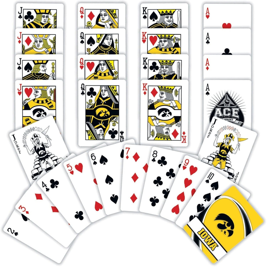 Iowa Hawkeyes Playing Cards NCAA 54 Card Deck Team Logo Jokers fine Image 2