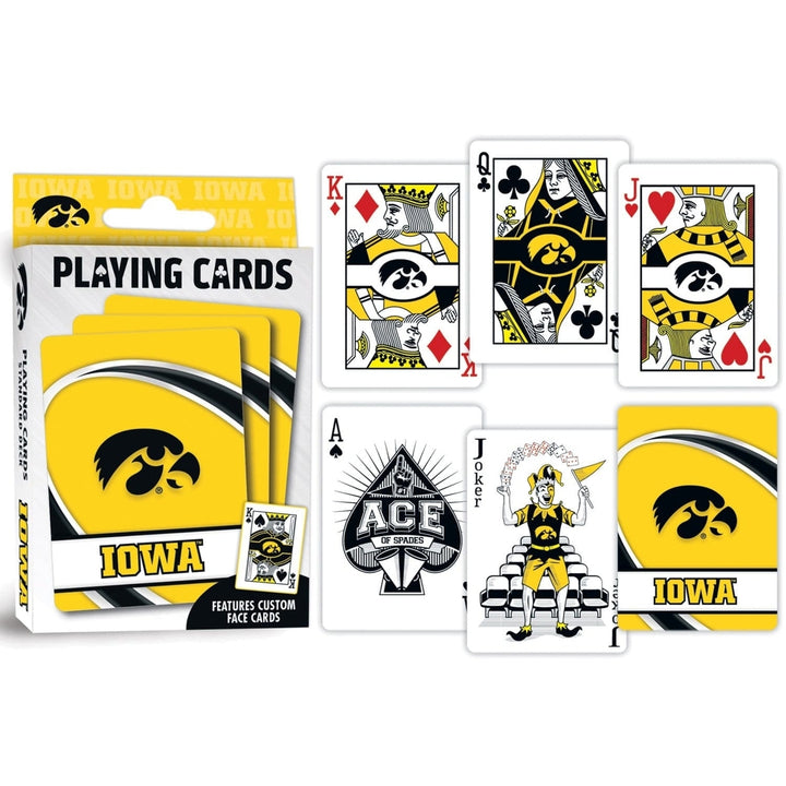 Iowa Hawkeyes Playing Cards NCAA 54 Card Deck Team Logo Jokers fine Image 3